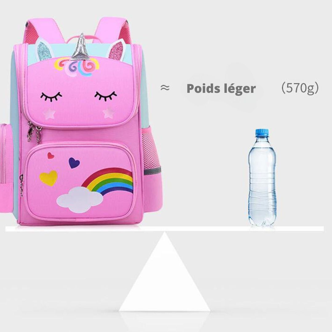 Merveille Licorne - Ensemble d'école : Sac à dos Trousse à crayon et Sac à lunch
